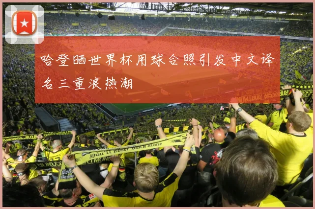 哈登晒世界杯用球合照引发中文译名三重浪热潮